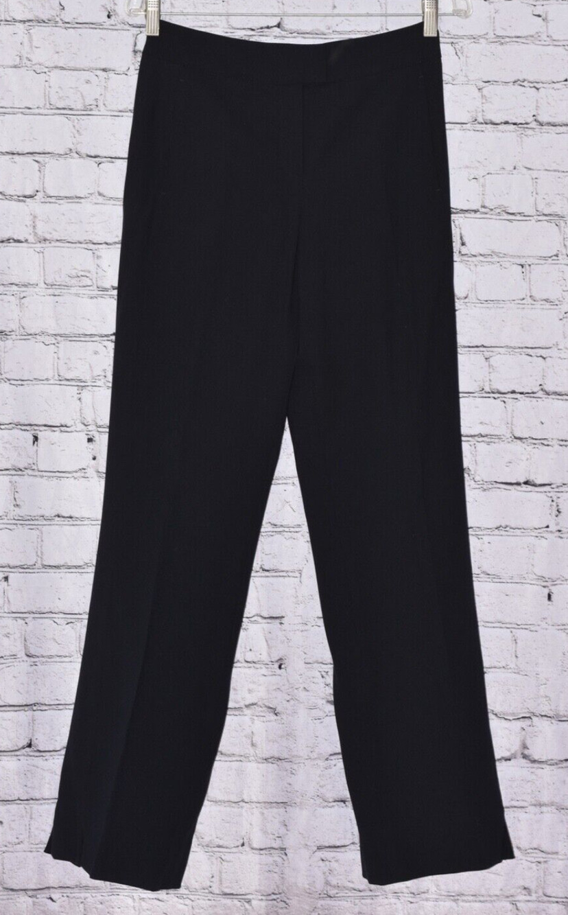 ESCADA Black Label Evening Stretch Black Wool Dress Pants - Picture 1 of 8